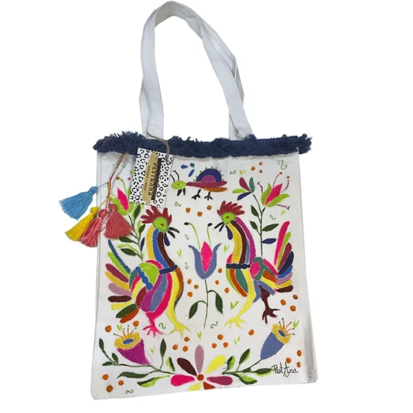 Bolsa totebag pintada a mano - PEST & ANA